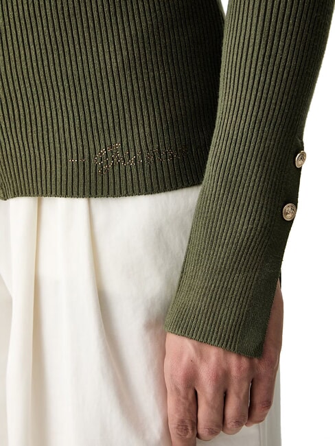 ELLIE Cardigan dimineata de masline - Pulovere pentru femei