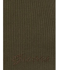 GUESS ELLIE Pulover cu guler rotund dimineata de masline - Pulovere pentru femei - 4