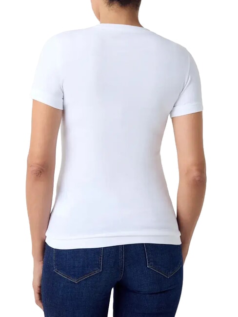 NEW ORIGINAL Tricou din bumbac alb purpuriu - tricou
