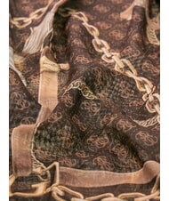GUESS PRINTED Eșarfă cu model de lanț MULTI - Eșarfe - 3