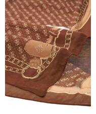 GUESS LINDSEY PRINTED Eșarfă cu model geometric maro - Eșarfe - 2