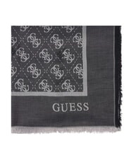 GUESS JACQUARD Eșarfă cu monogramă BLACK - Eșarfe - 3