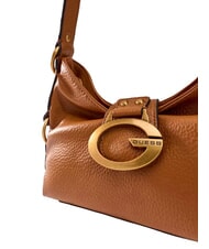GUESS CAMDEN Geantă de umăr COGNAC - Genți femei - 6