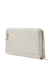 GUESS LAUREL 2 Portofel mare cu fermoar BEIGE - Portofele femei - 3