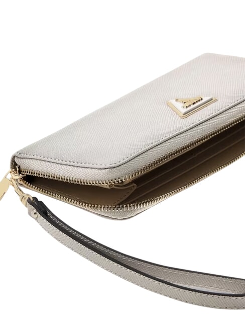 LAUREL 2 Portofel mare cu fermoar BEIGE - Portofele femei