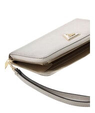 GUESS LAUREL 2 Portofel mare cu fermoar BEIGE - Portofele femei - 4
