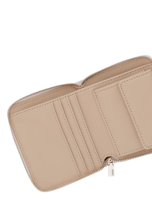 COLEEN Portofel compact, cu fermoar aproape alb - Portofele femei