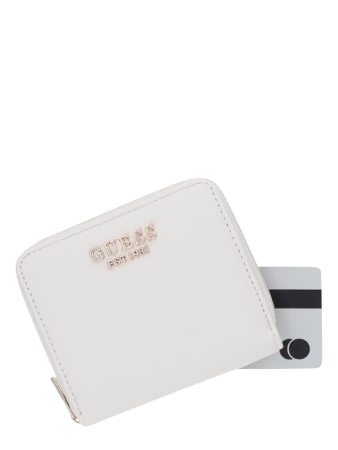 COLEEN Portofel compact, cu fermoar aproape alb - Portofele femei