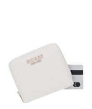 GUESS COLEEN Portofel compact, cu fermoar aproape alb - Portofele femei - 4