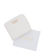 GUESS COLEEN Portofel compact, cu fermoar aproape alb - Portofele femei - 5