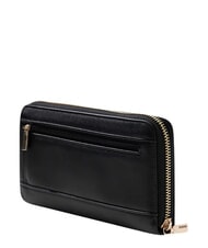 GUESS COLEEN Portofel mare cu fermoar BLACK - Portofele femei - 3