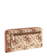 GUESS AUDREY Portofel mare cu fermoar LOGO LAPTE - Portofele femei - 3