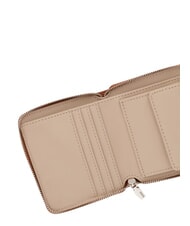 GUESS COLEEN Portofel compact, cu fermoar geanta albury caramel - Portofele femei - 3