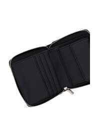 GUESS COLEEN Portofel compact, cu fermoar BLACK - Portofele femei - 3