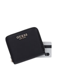 GUESS COLEEN Portofel compact, cu fermoar BLACK - Portofele femei - 4
