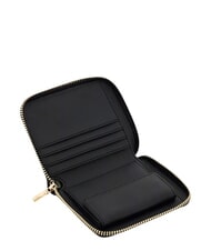 GUESS ELLA Portofel compact, cu fermoar logo negru - Portofele femei - 4