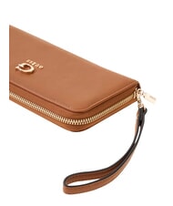 GUESS COLEEN Portofel mare cu fermoar geanta albury caramel - Portofele femei - 4