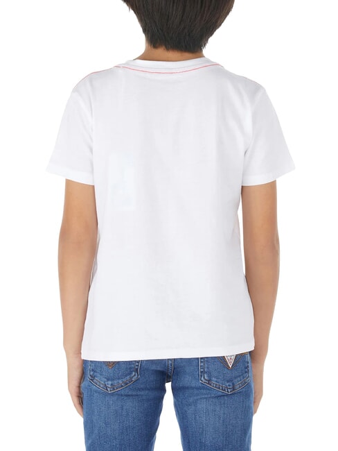 KIDS CORE Tricou din bumbac alb purpuriu - Tricou copil