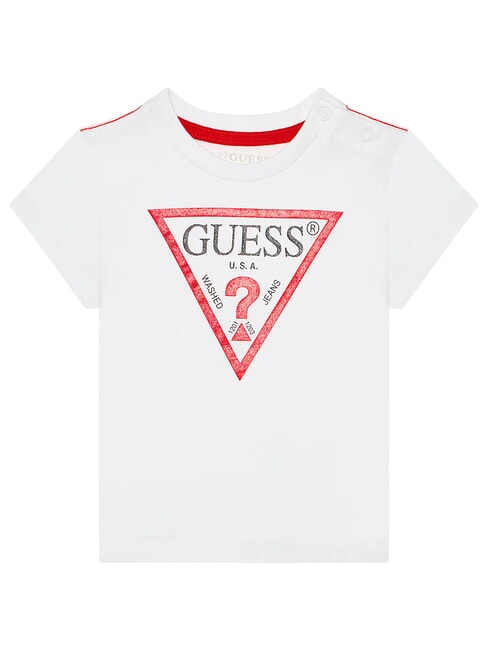 KIDS CORE Tricou din bumbac alb purpuriu - Tricou copil