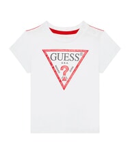 GUESS KIDS CORE Tricou din bumbac alb purpuriu - Tricou copil - 3