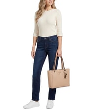 GUESS NOELLE 2  Geantă de cumpărături de umăr BEIGE - Genți femei - 2