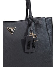 GUESS NOELLE 2 Geantă de cumpărături de umăr BLACK - Genți femei - 5