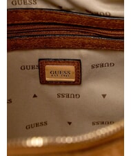 GUESS ELLA                                     Geantă de umăr COGNAC - Genți femei - 7