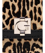 GUESS AUDREY                                   Geantă de m&acirc;nă cu curea de umăr, din piele leopard - Genți femei - 8
