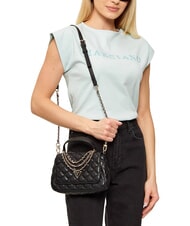 GUESS GIULLY 2 Geantă de m&acirc;nă, cu curea de umăr BLACK - Genți femei - 3