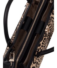 GUESS AUDREY                                   Geantă de m&acirc;nă cu curea de umăr, din piele leopard - Genți femei - 6