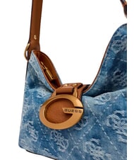 GUESS CAMDEN                                   Geantă de umăr, reglabilă logo-ul denim - Genți femei - 6