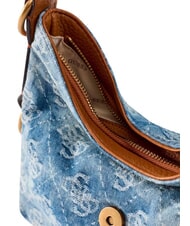 GUESS CAMDEN                                   Geantă de umăr, reglabilă logo-ul denim - Genți femei - 7