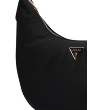 GUESS ECO GEMMA                                Geantă de umăr, reglabilă BLACK - Genți femei - 7