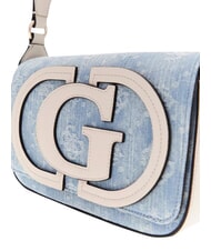 GUESS RUBY Geantă de umăr logo-ul denim - Genți femei - 4