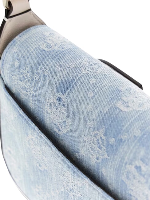 RUBY Geantă de umăr logo-ul denim - Genți femei