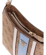 GUESS NOELLE 2                                 Geantă de umăr, reglabilă logo lapte/albastru deschis - Genți femei - 5