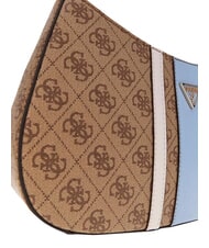 GUESS NOELLE 2                                 Geantă de umăr, reglabilă logo lapte/albastru deschis - Genți femei - 6