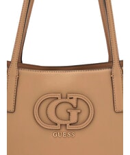 GUESS ISOLA                                    Geantă de cumpărături de umăr BEIGE - Genți femei - 5