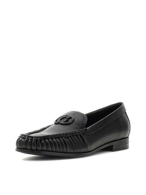 BELDA Mocasini din piele BLACK - Pantofi femei