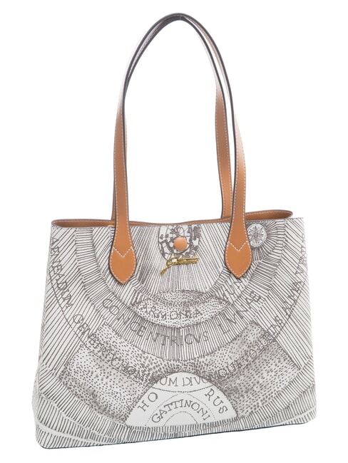 PLANETARIUM Geantă Shopper de umăr cerneală sepia/bronz deschis - Genți femei