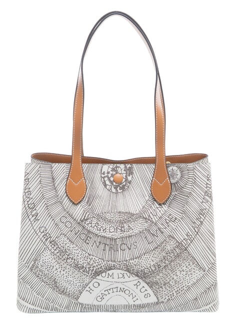 PLANETARIUM Geantă Shopper de umăr cerneală sepia/bronz deschis - Genți femei