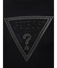 GUESS KATIE Pulover cu guler rotund, croială str&acirc;mtă jetbla - Pulovere pentru femei - 5