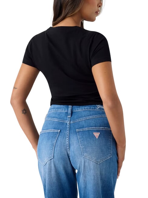 SNAKE TRIANGLE Tricou cu m&acirc;necă scurtă jetbla - tricou