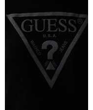 GUESS BASIC TRIANGLE Hanorac cu guler rotund jetbla - Hanorace pentru femei - 5