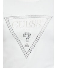 GUESS KATIE Pulover cu guler rotund, croială str&acirc;mtă cremwhi - Pulovere pentru femei - 5