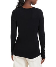 GUESS KATIE Pulover cu guler rotund, croială str&acirc;mtă jetbla - Pulovere pentru femei - 2