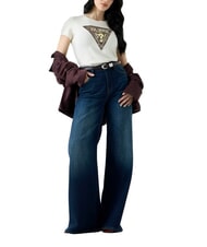 GUESS SNAKE TRIANGLE Tricou cu m&acirc;necă scurtă cremwhi - tricou - 3