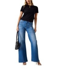 GUESS NEW BASIC Tricou cu m&acirc;necă scurtă, bumbac pur jetbla - tricou - 3