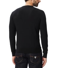 GUESS MASON PRINTED Pulover cu guler rotund jetbla - Pulovere pentru bărbați - 2
