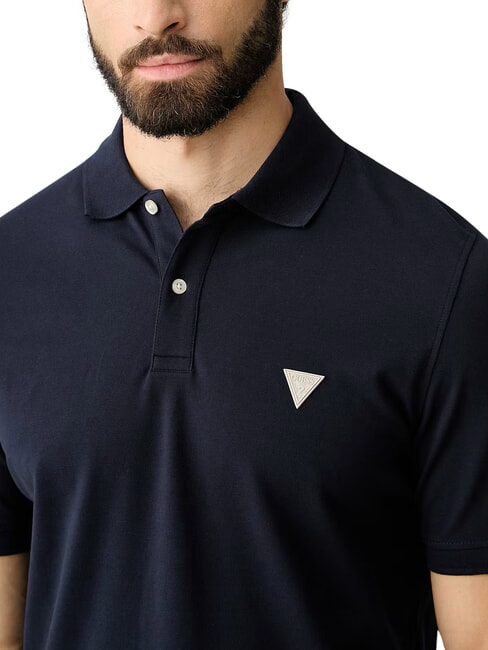 BASIC Tricou polo din bumbac smartblue - maiou Polo